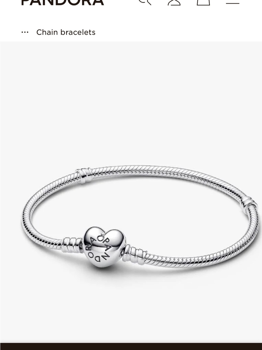 Sterling Silver Heart Charm Bracelet with Rose Gold Accent
